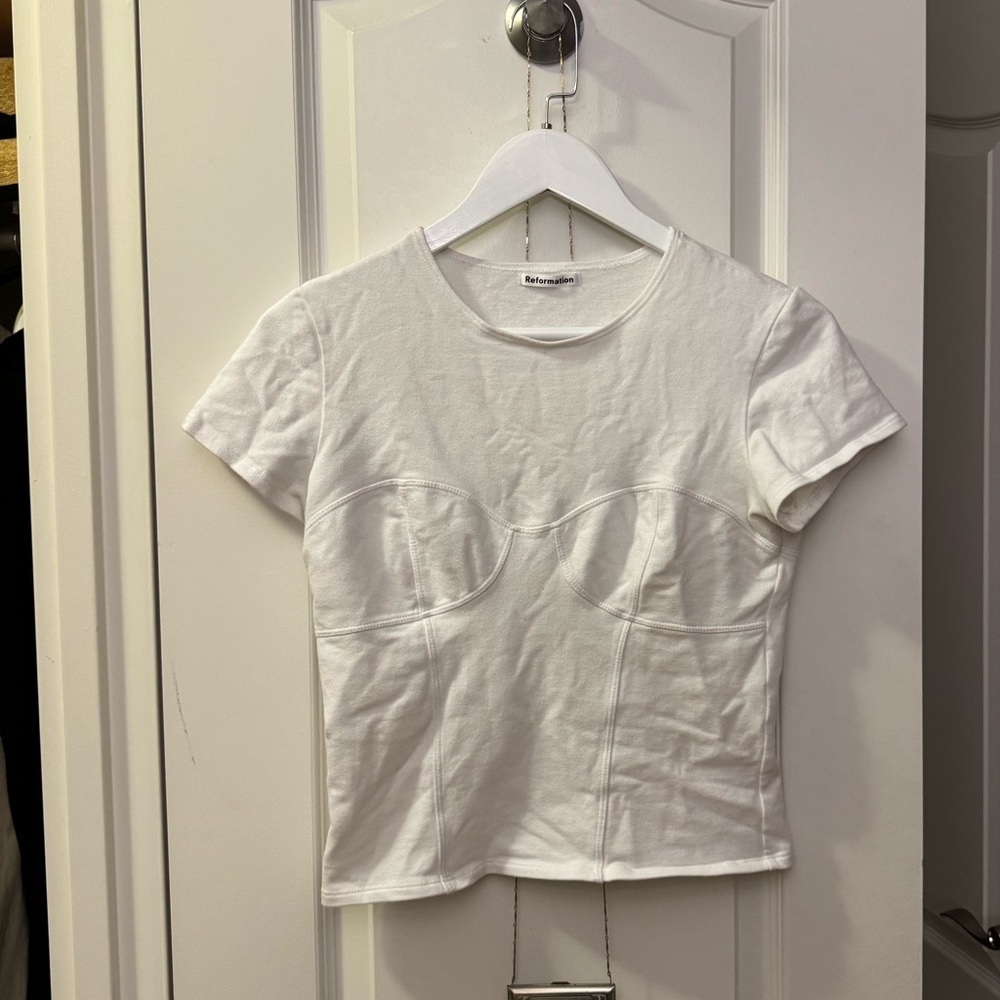 Reformation Cropped Baby T